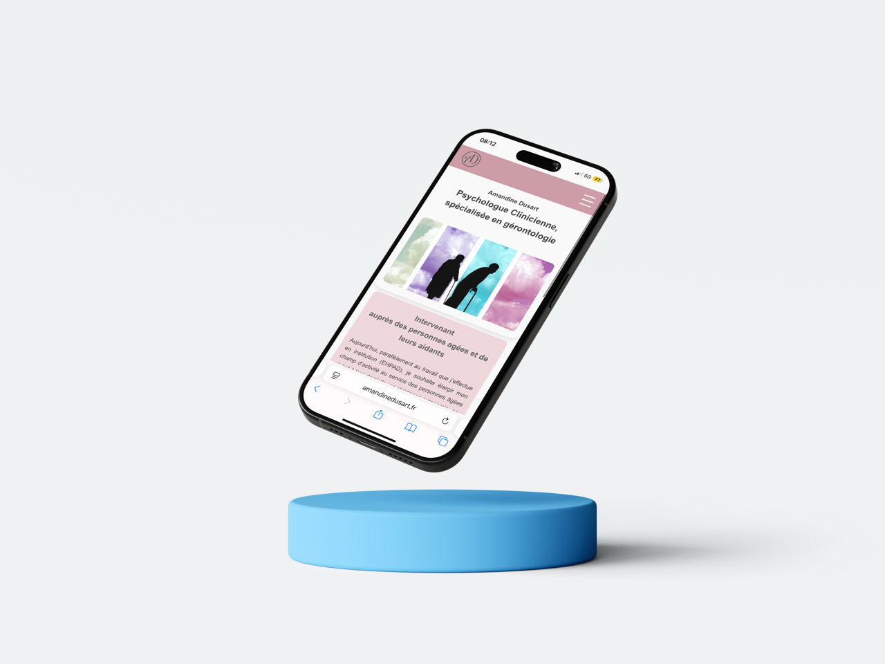 Maquette Web Amandine